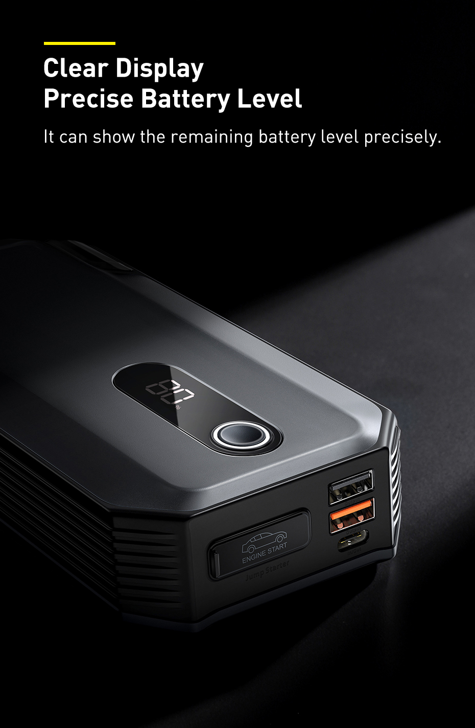 Bộ kích nổ ô tô Baseus Super Energy Max 2000A 20000mAh