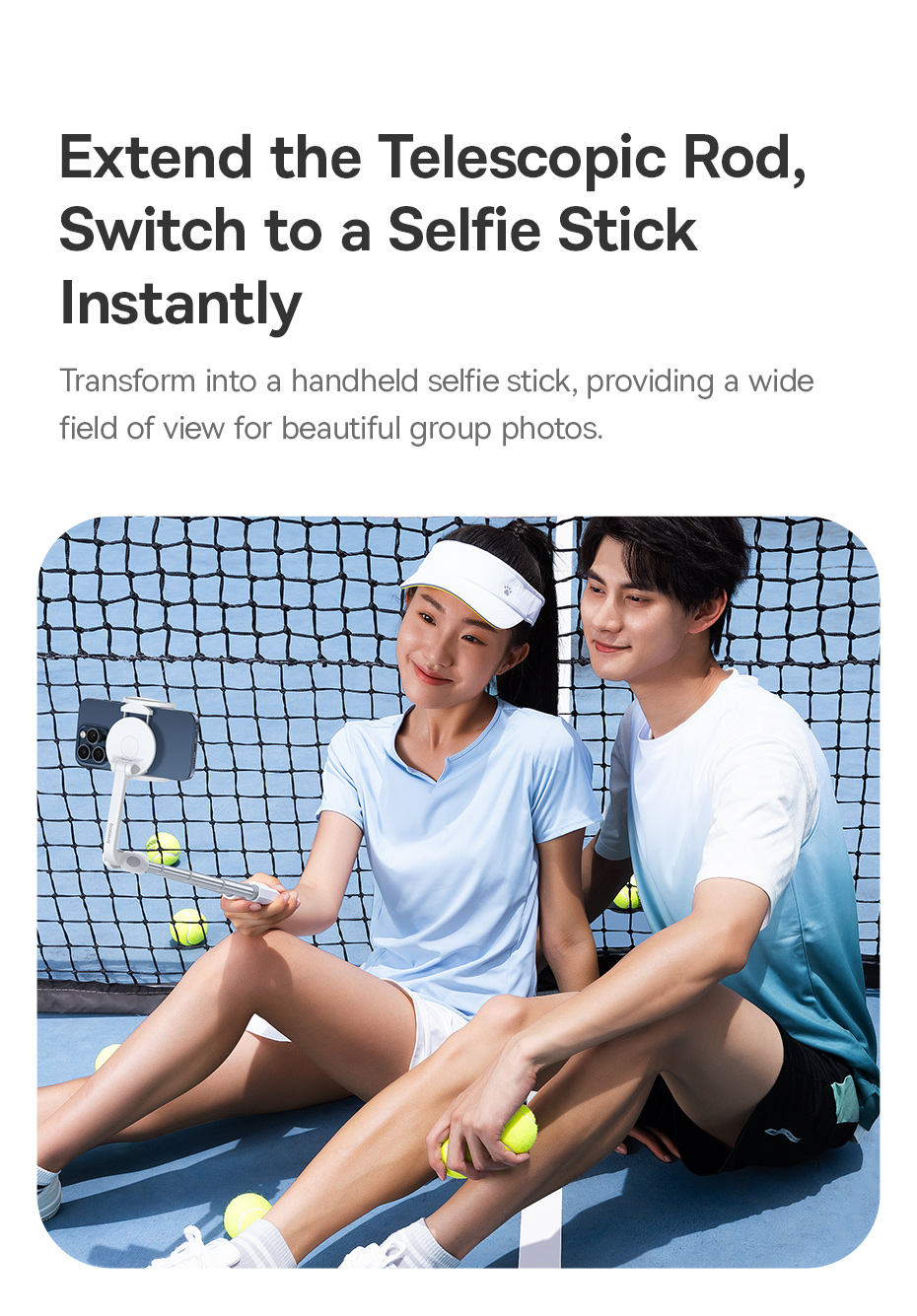 chube Gậy Selfie Từ Tính Baseus TechShot Series Dual-Support Phone