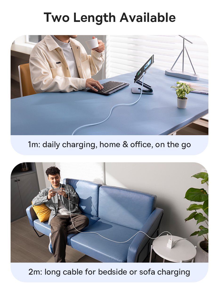 chube Cáp Sạc Nhanh Baseus Silky Series C to Lightning 20W (480Mbps)