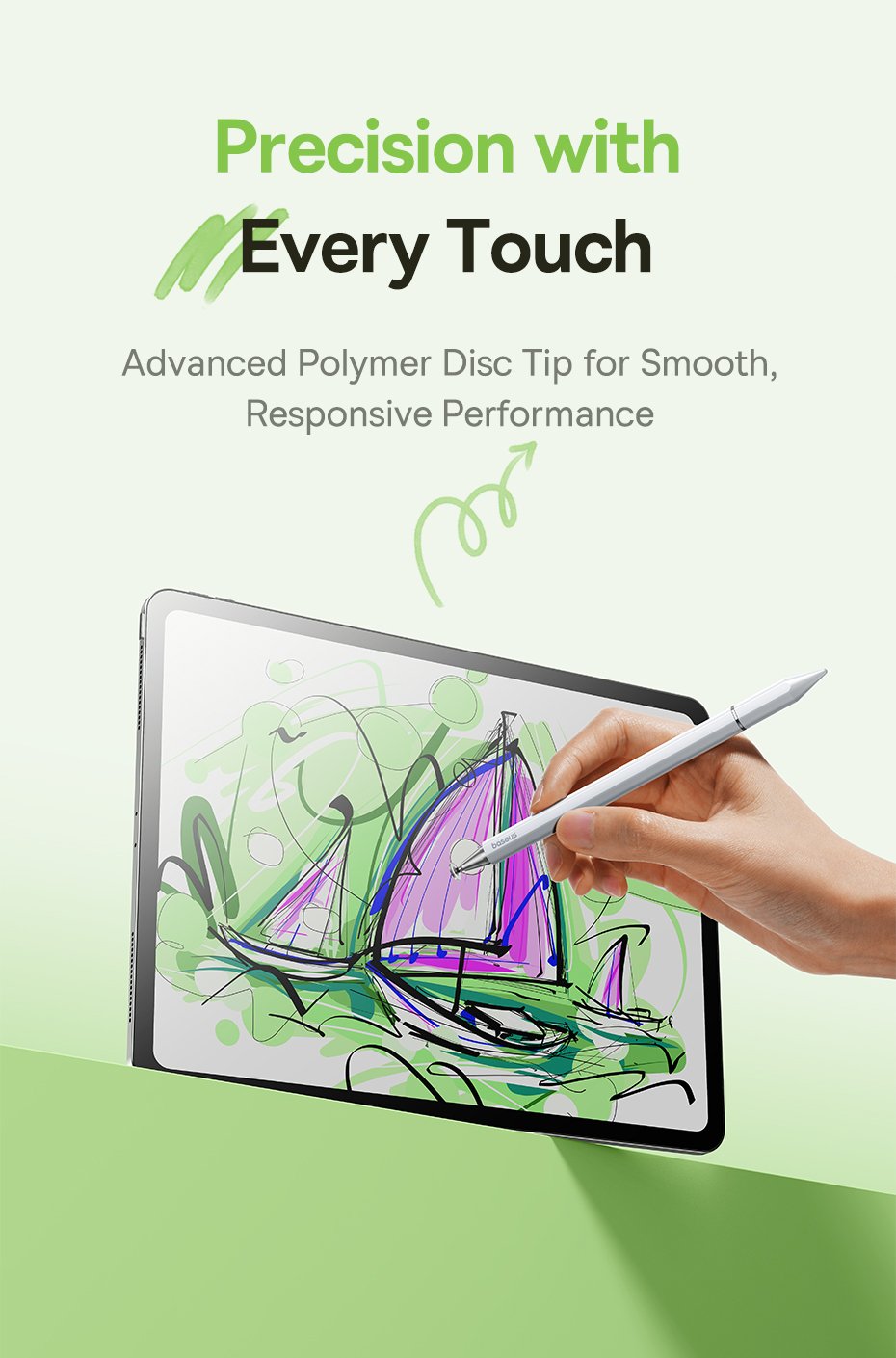 chube Bút cảm ứng thụ động Baseus Smooth Writing III 3 in 1