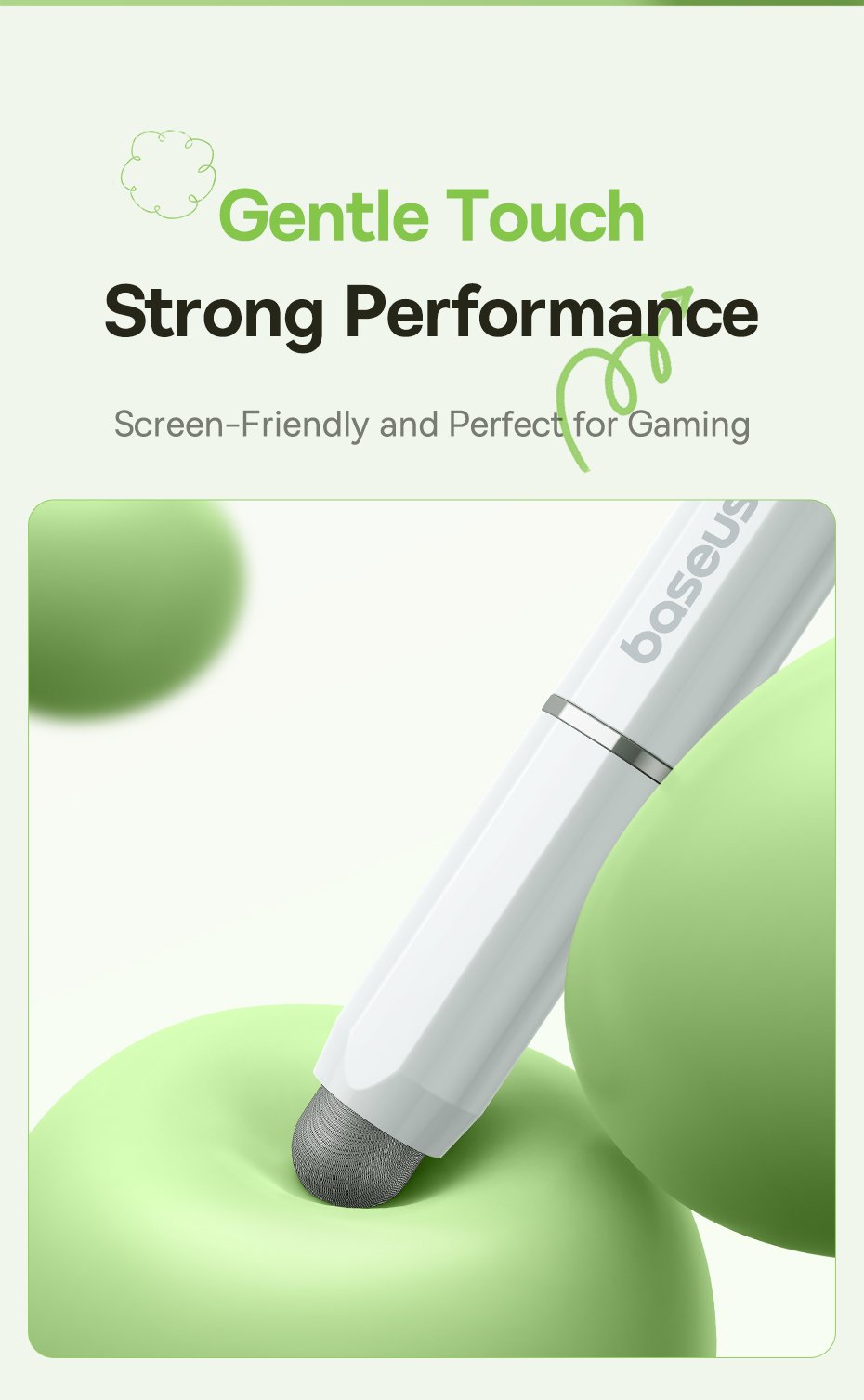 chube Bút cảm ứng thụ động Baseus Smooth Writing III 3 in 1
