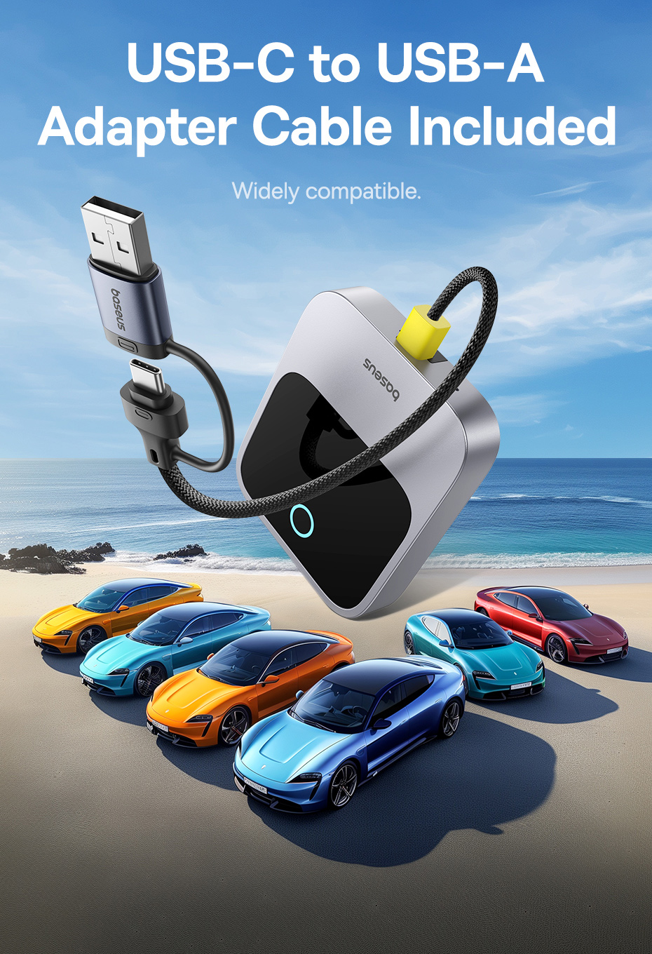chube Carplay Không Dây dành cho xe hơi OS-Baseus SafeJourney