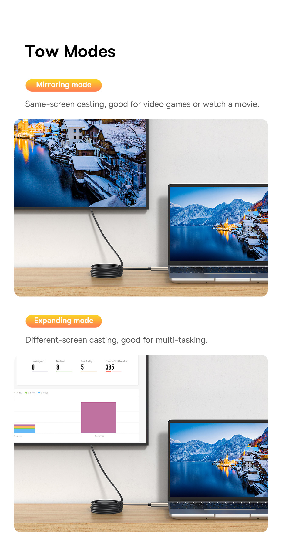 chube Cáp HDMI to HDMI sợi quang chuyên dụng Baseus High Definition Series Optic Fiber 4K/60Hz