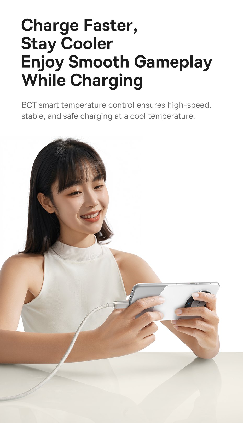 chube Cáp Sạc Nhanh USB to C Baseus Titanium Alloy 100W