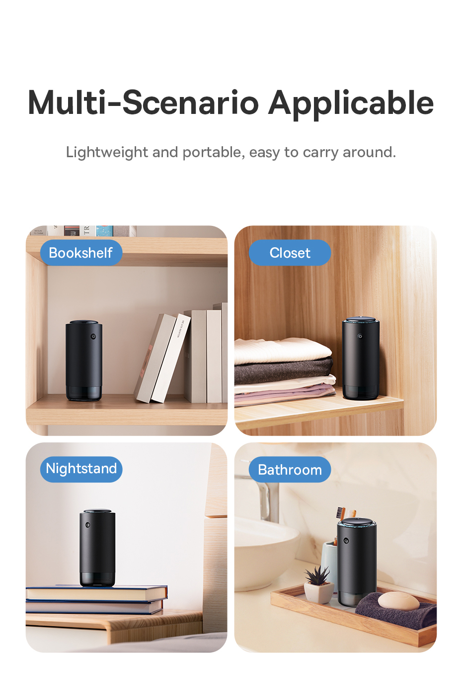 chube Máy lọc không khí ô tô Baseus Khử Formaldehyde, Probiotics