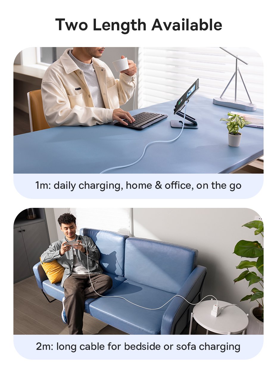 chube Cáp Sạc Nhanh Baseus Silky Series USB to Type-C 100W (480Mbps)
