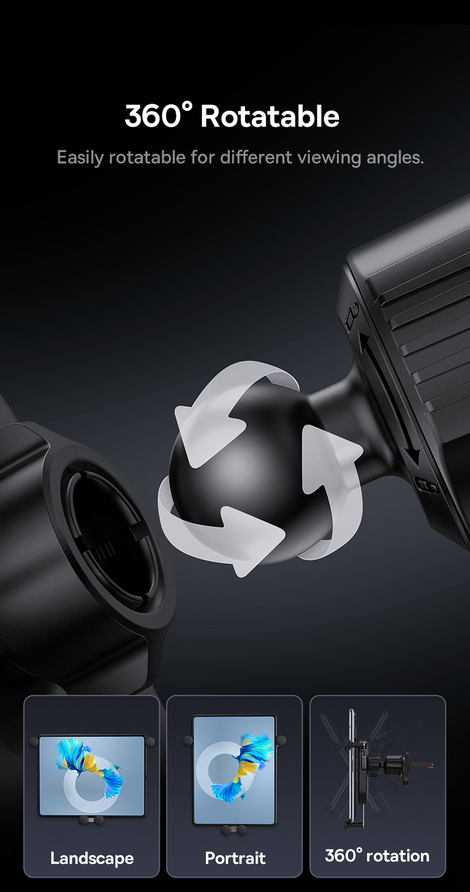 chube Giá đỡ điện thoại màn hình gập Baseus UltraControl Mega Series