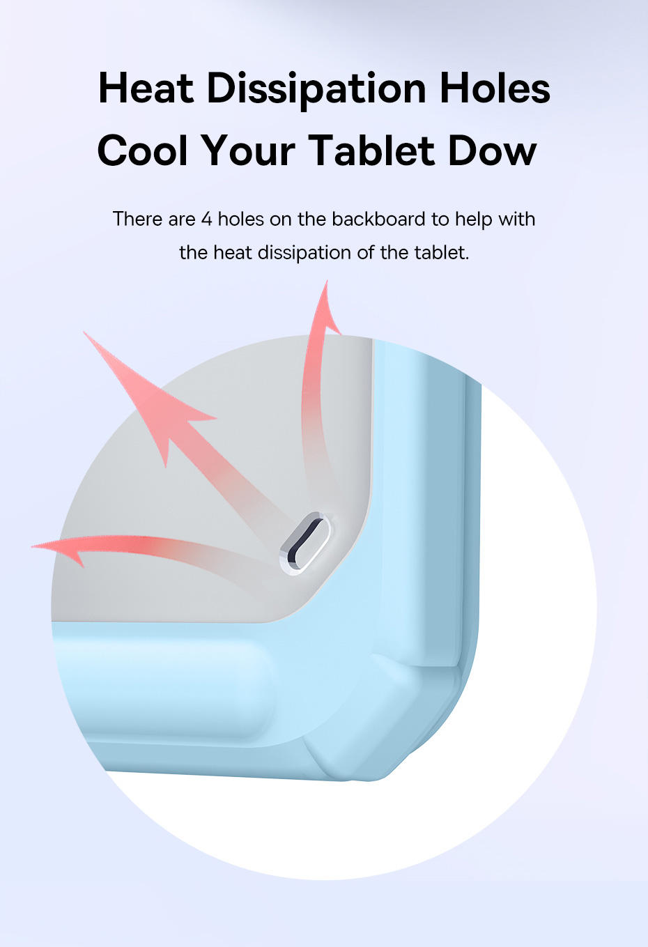 Chi tiết góc dựng để xem phim của bao da smart cover chube.vn