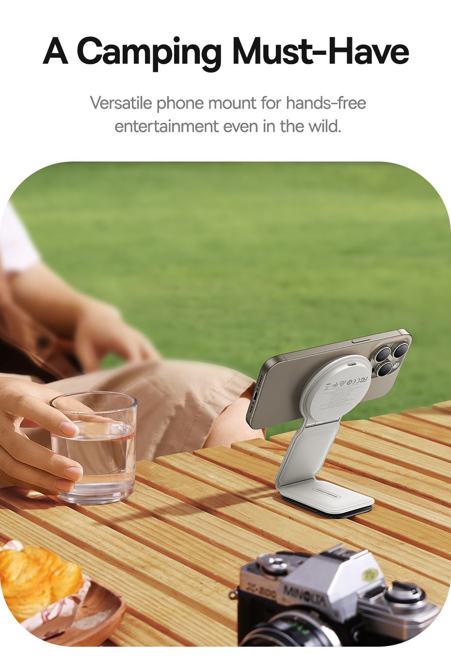 chube Giá đỡ sạc không dây từ tính Baseus PrimeTrip Series C02 Mega