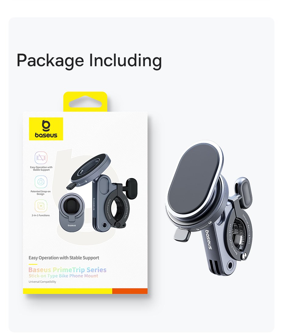 chube Đế Giữ Điện Thoại Xe Đạp Baseus PrimeTrip Series Stick-on
