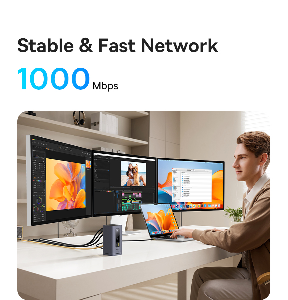 chube Dock chuyển đổi Baseus Spacemate Series 11-in-1 (MAC)