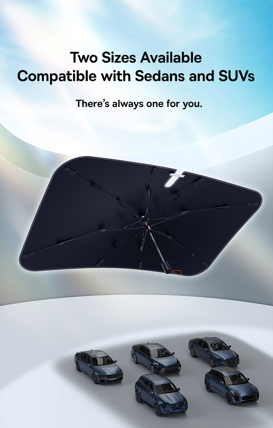 chube Dù 2 lớp che nắng kính chắn gió Baseus CoolRide Pro