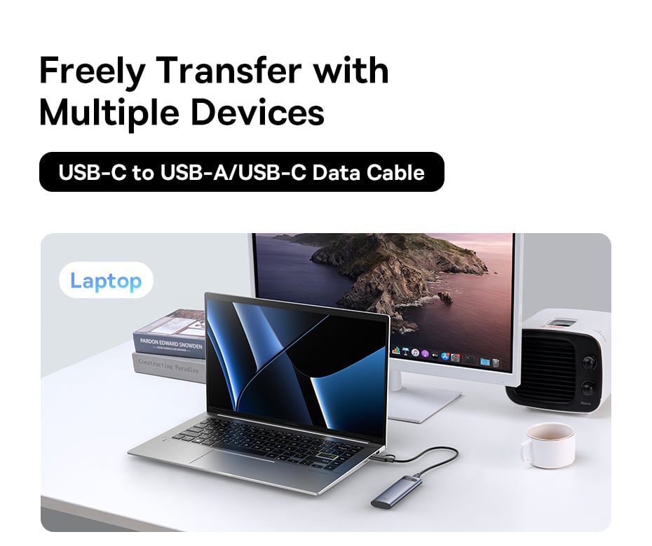 chube Box ổ cứng SSD M.2 + SATA Baseus FlyJoy Type-C 3.2 Gen2 (Phiên bản mới)