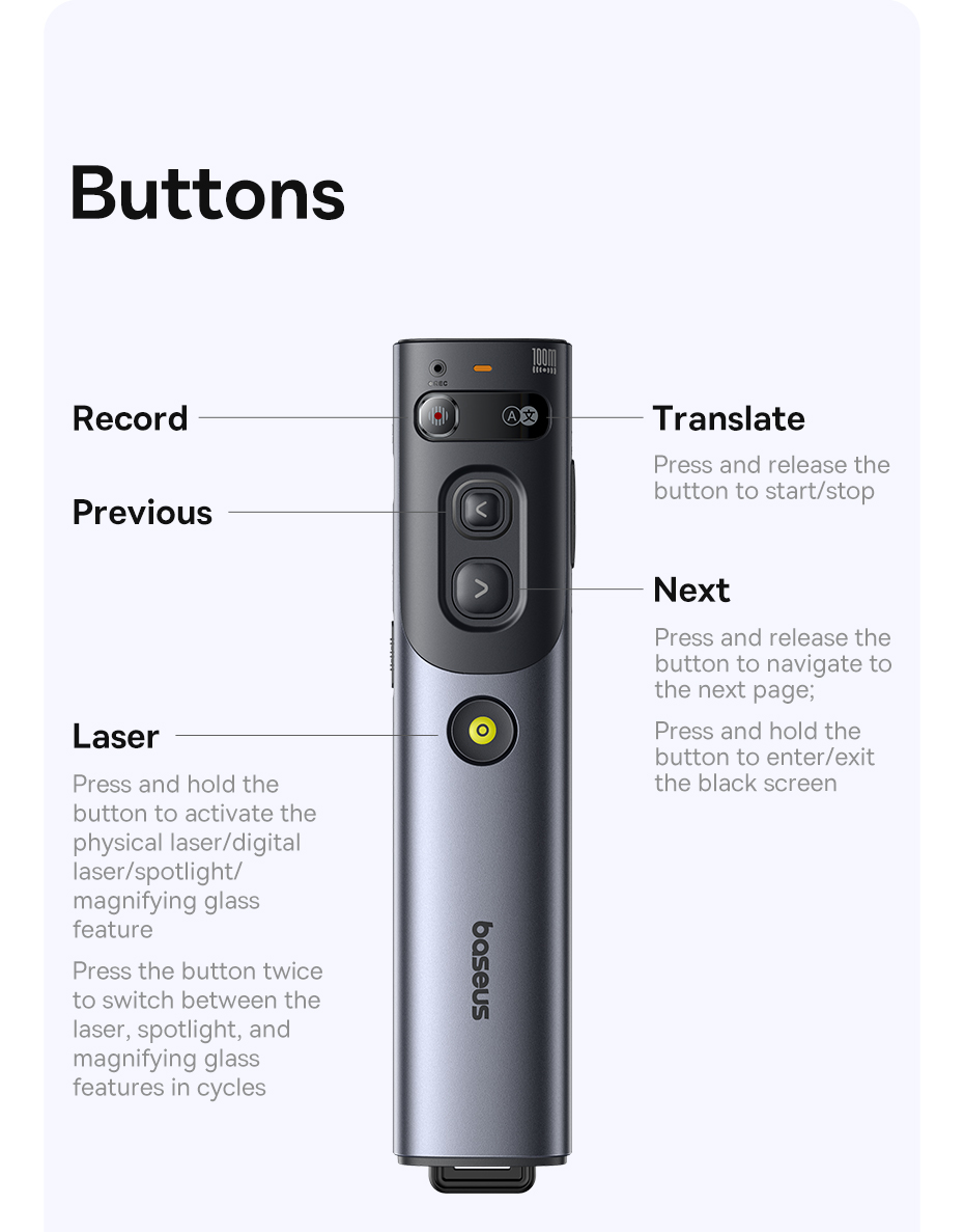 Baseus Orange Dot AI Voice - Tối ưu hóa công việc