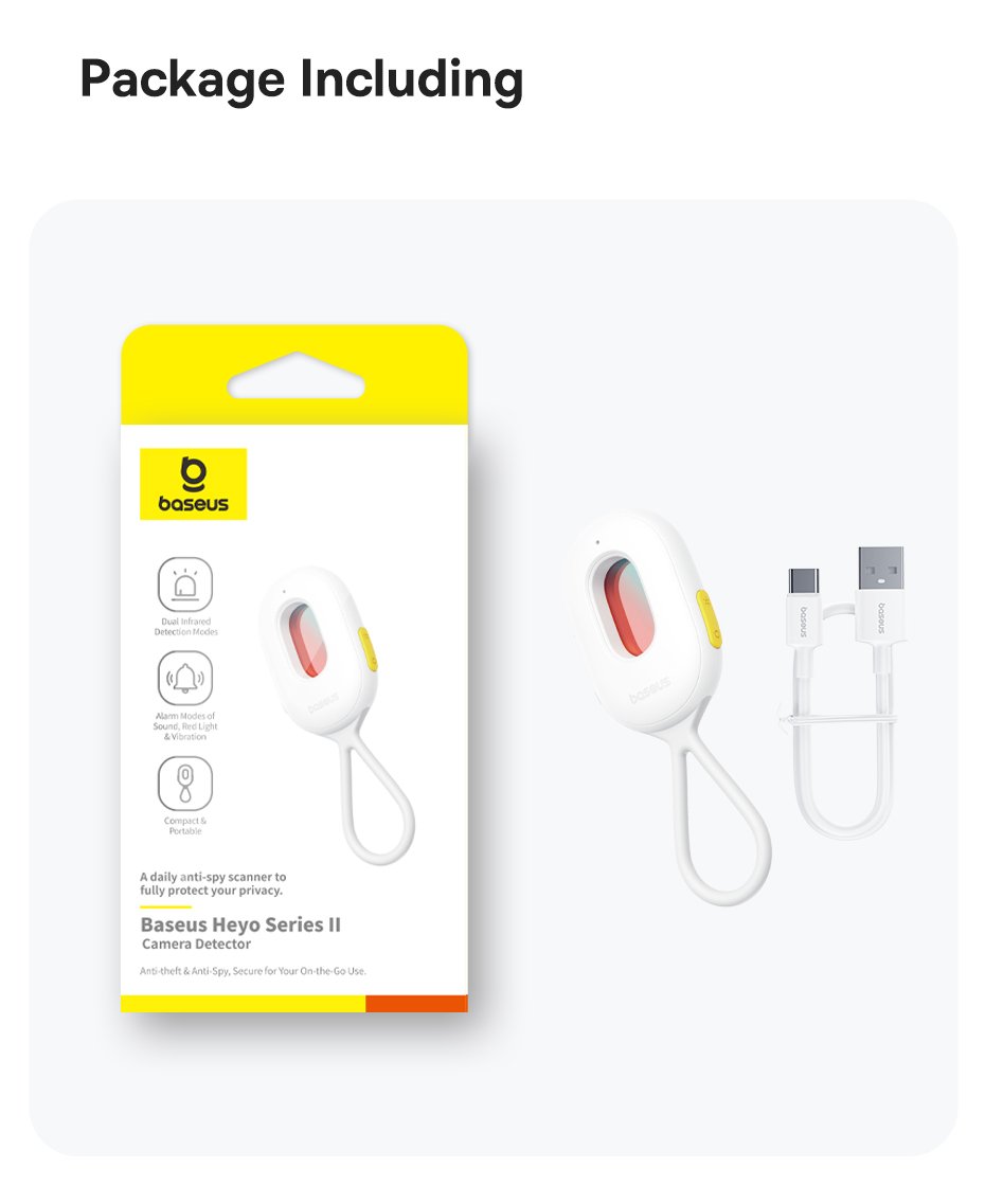 chube Máy Dò Hồng Ngoại Phát Hiện Camera Baseus Heyo II