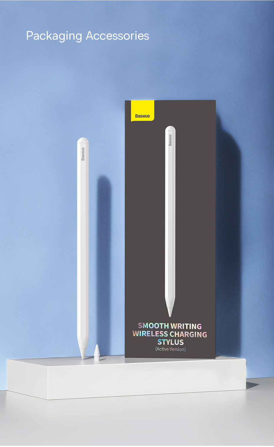 chube Khay sạc bút cảm ứng không dây Baseus Smooth Writing
