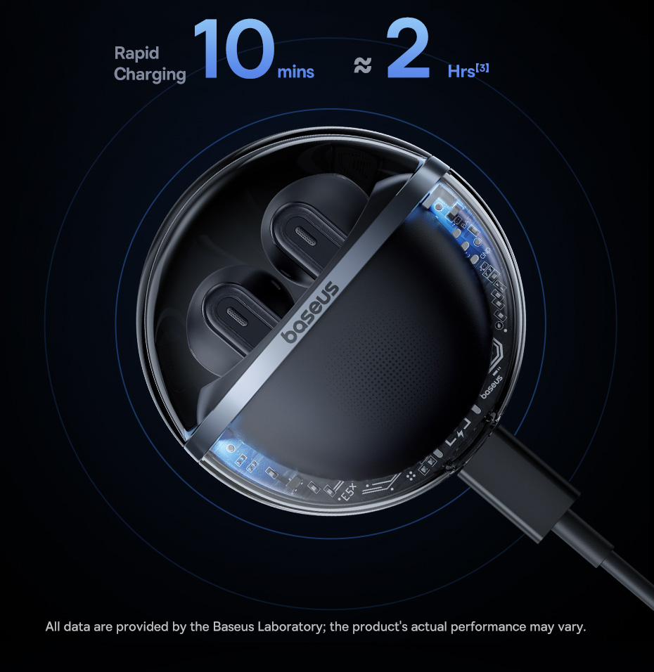 chube Tai nghe Bluetooth TWS Baseus Bowie E5x chất âm trung thực