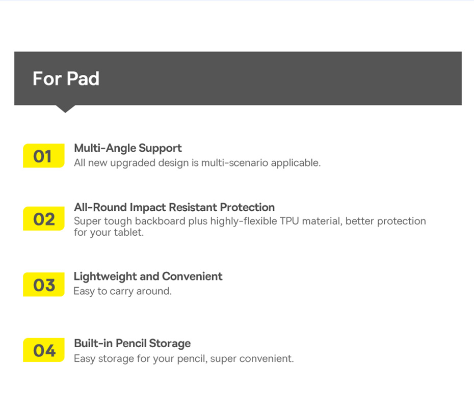 chube Bao Da iPad Baseus Minimalist Protective Cho iPad Mini/Air/Pro