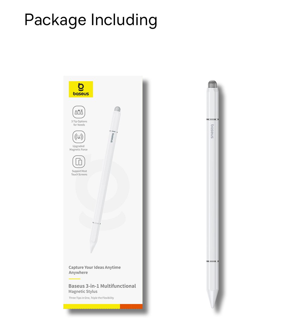 chube Bút cảm ứng thụ động Baseus Smooth Writing III 3 in 1