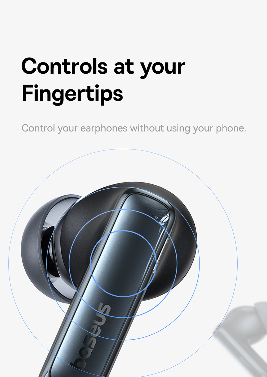chube Tai nghe Bluetooth Baseus Bowie M2s Pro True Wireless chống ồn