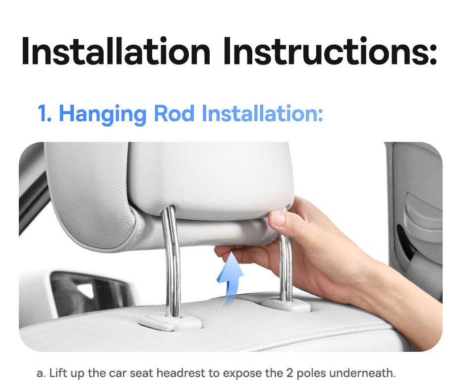 chube Bàn xếp gắn lưng ghế Baseus MagPro II Versatile Car đa năng