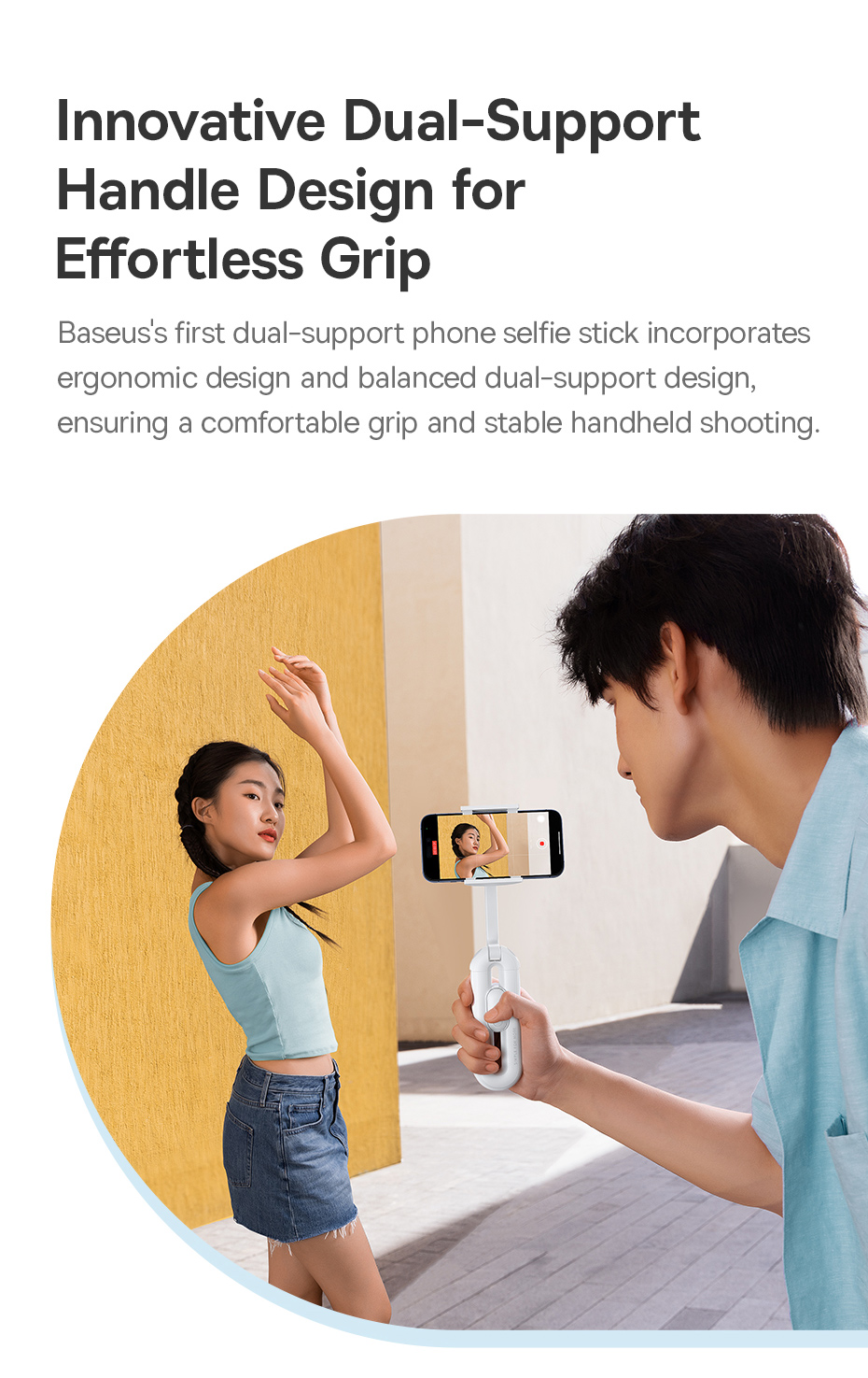 chube Gậy Selfie Từ Tính Baseus TechShot Series Dual-Support Phone