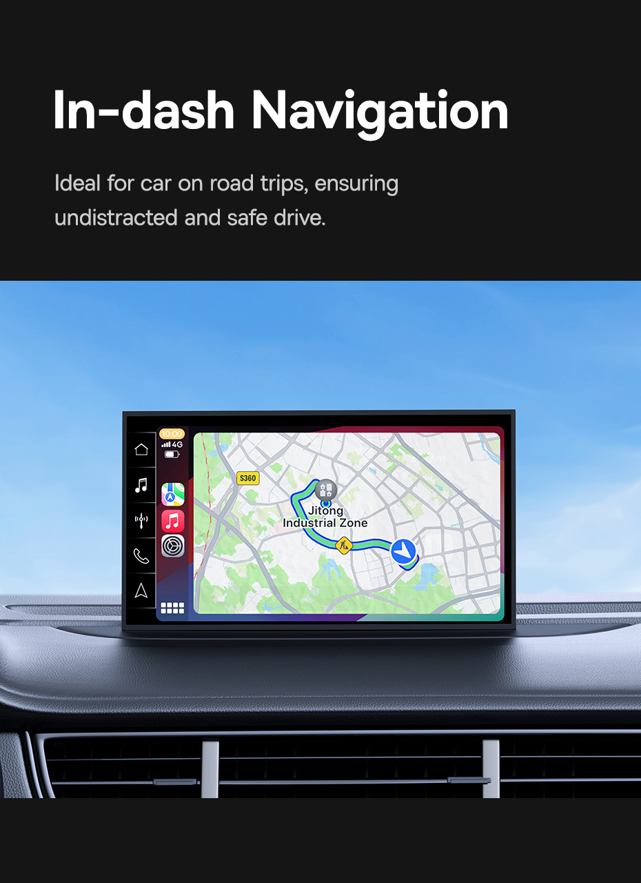chube Carplay Không Dây dành cho xe hơi OS-Baseus SafeJourney