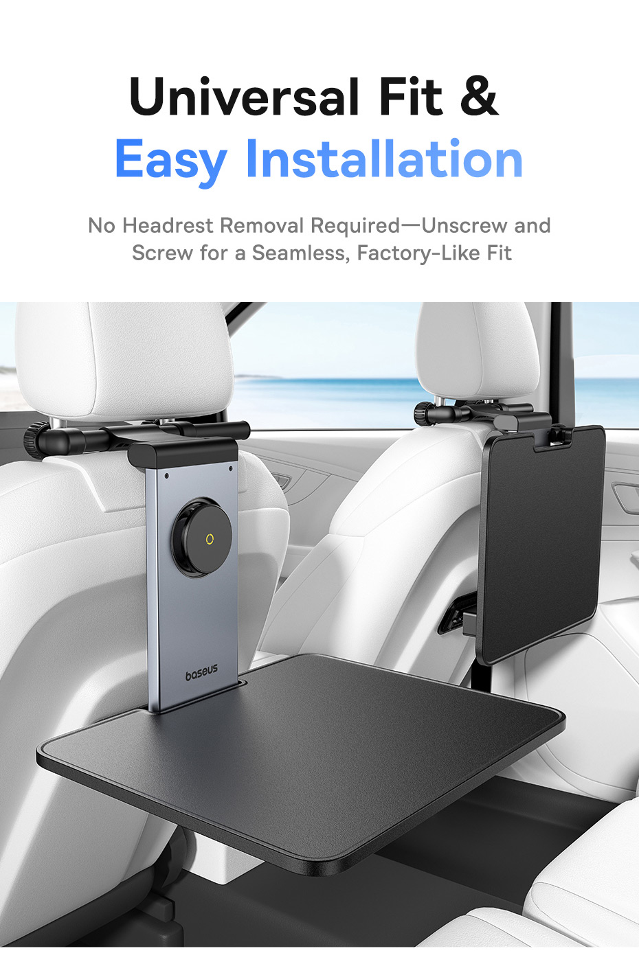 chube Bàn xếp gắn lưng ghế Baseus MagPro II Versatile Car đa năng
