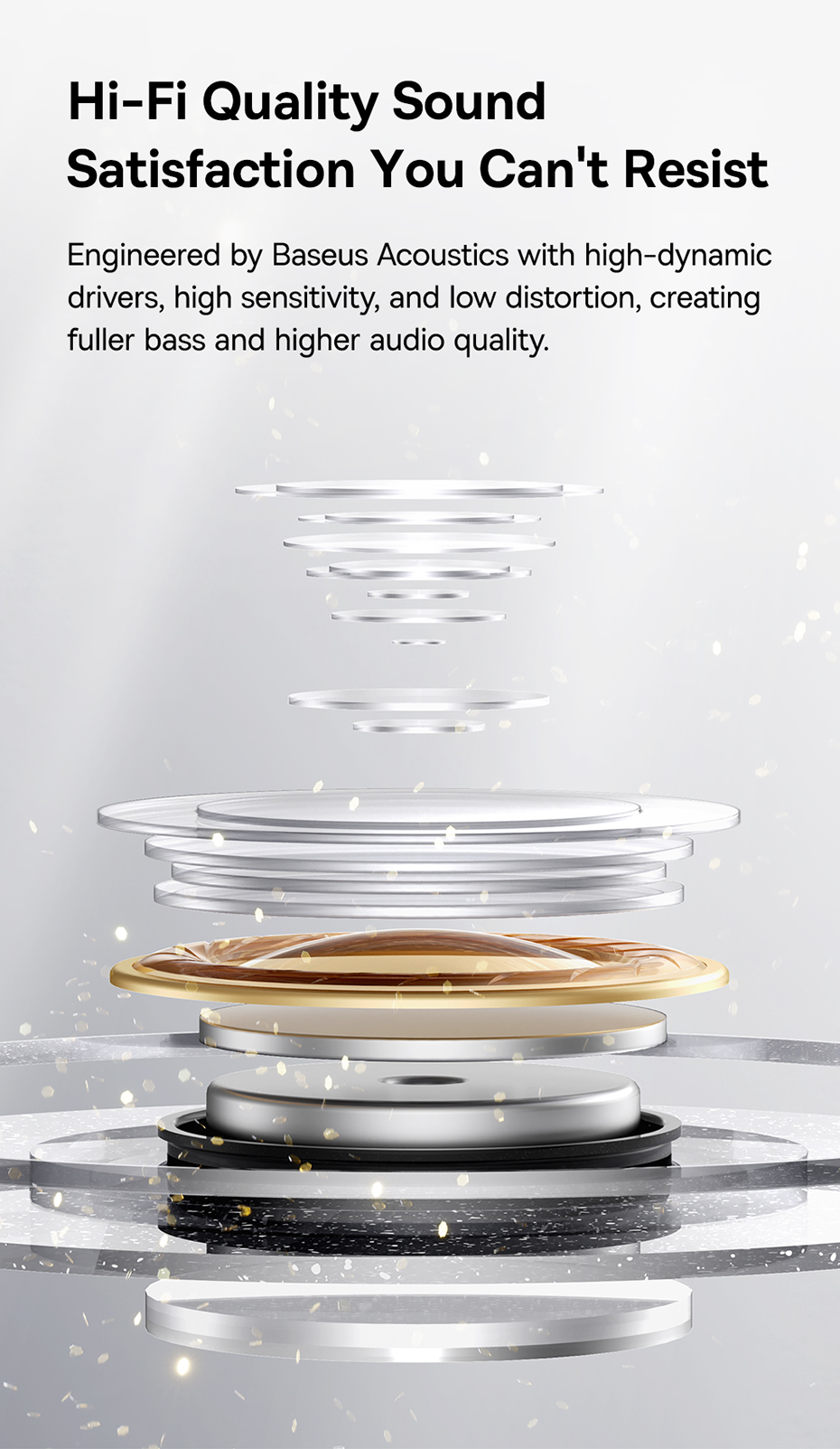 chube Tai nghe Bluetooth Baseus Bowie M2s Pro True Wireless chống ồn