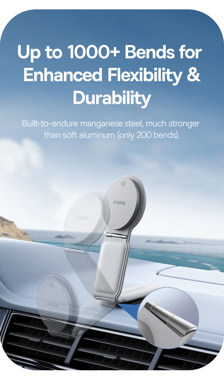 chube Giá đỡ sạc không dây từ tính Baseus PrimeTrip Series C02 Mega