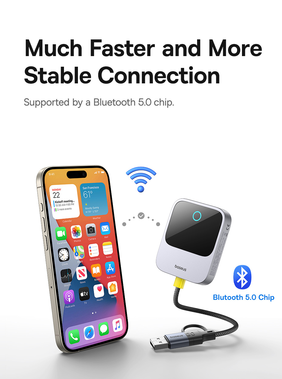 chube Carplay Không Dây dành cho xe hơi OS-Baseus SafeJourney