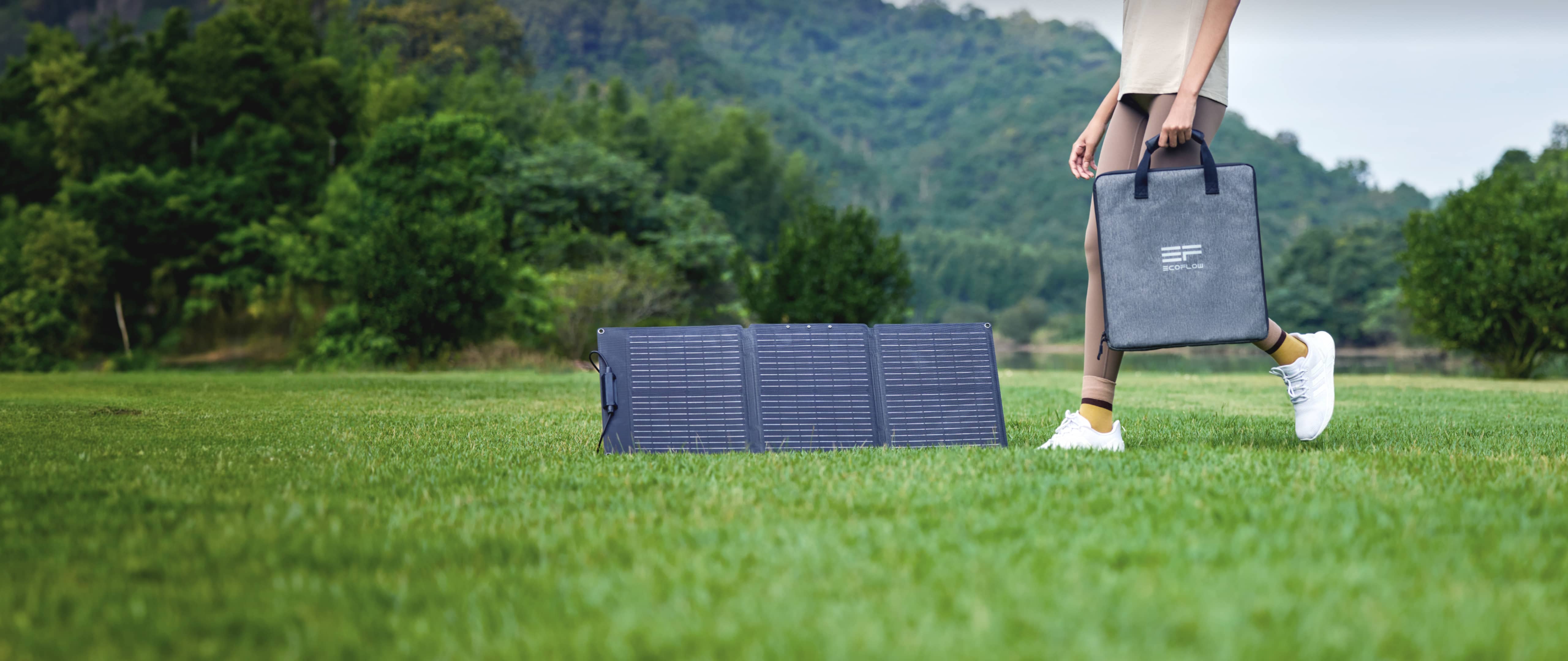 chube Tấm pin năng lượng gấp gọn 60W EcoFlow Solar Panel