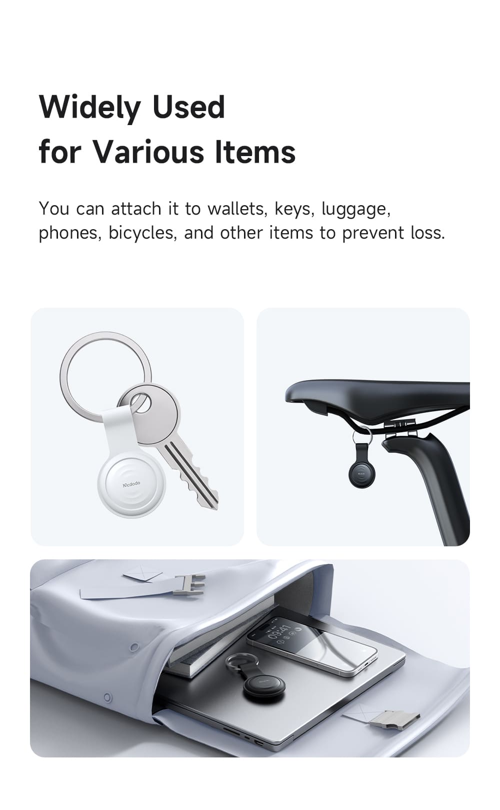 Hướng dẫn kết nối thẻ theo dõi Mcdodo với ứng dụng Tìm (Find My)