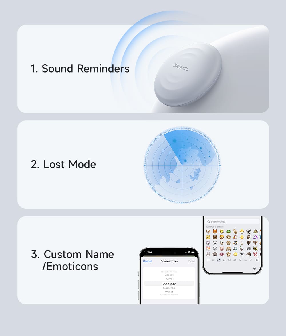 Thẻ Mcdodo SmartTag giúp bảo vệ và tìm lại thú cưng