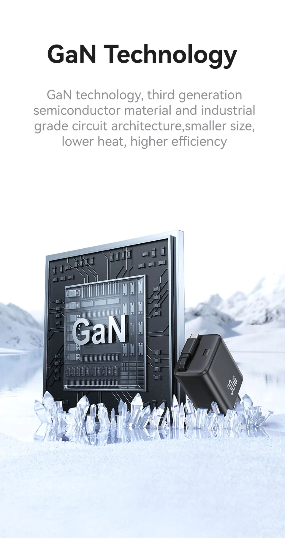 chube Bộ Sạc Nhanh Kèm Cáp USAMS CC241 30W Type-C GaN PD3.0+QC3.0