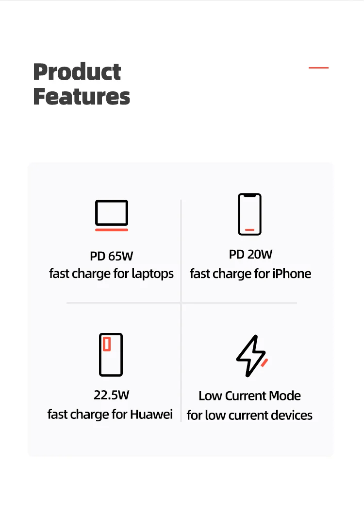 chube Pin Dự Phòng USAMS CD185 30000mAh 65W