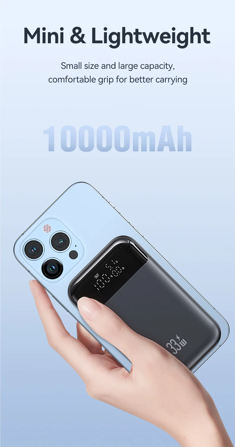 chube Pin Dự Phòng sạc nhanh USAMS CD221 PB74 10000mAh 33W