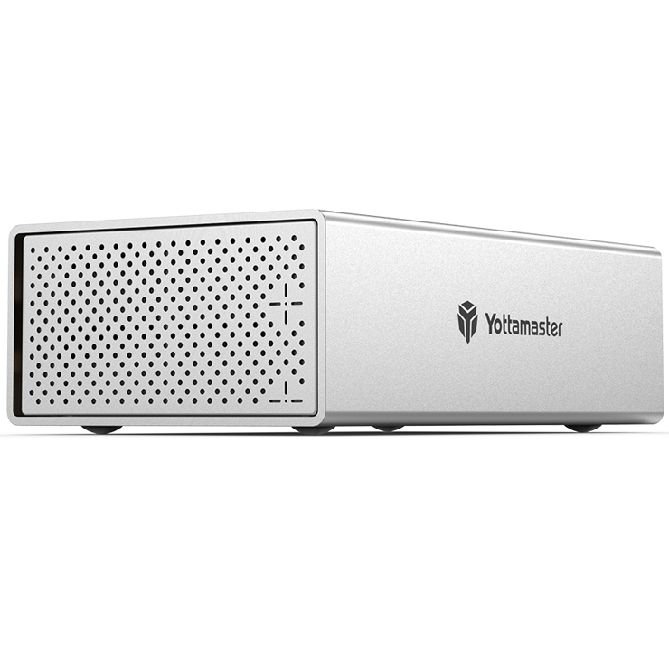 Dock ổ cứng 2 bay 3.5 inch RAID Yottamaster PS200RU3-US-SV tổng quan