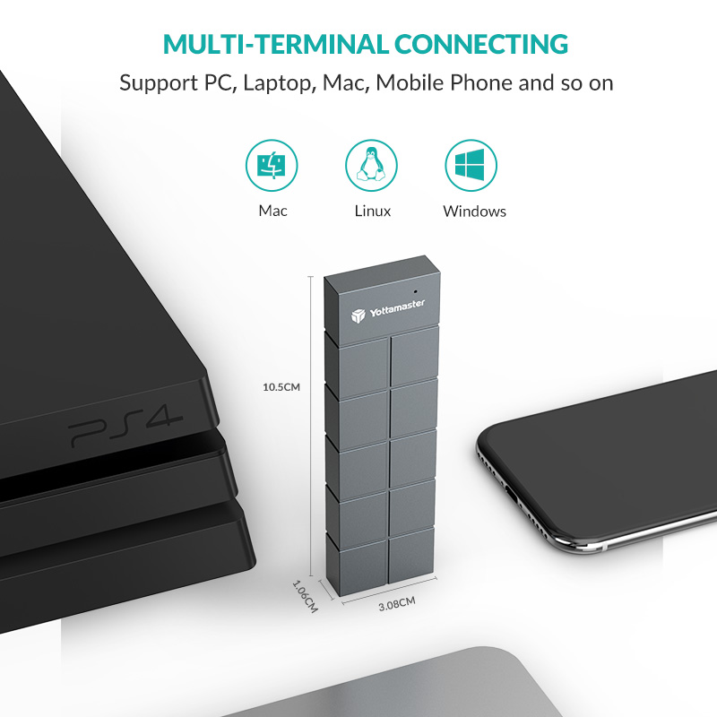 Box ổ cứng di động Yottamaster NVM1-C3