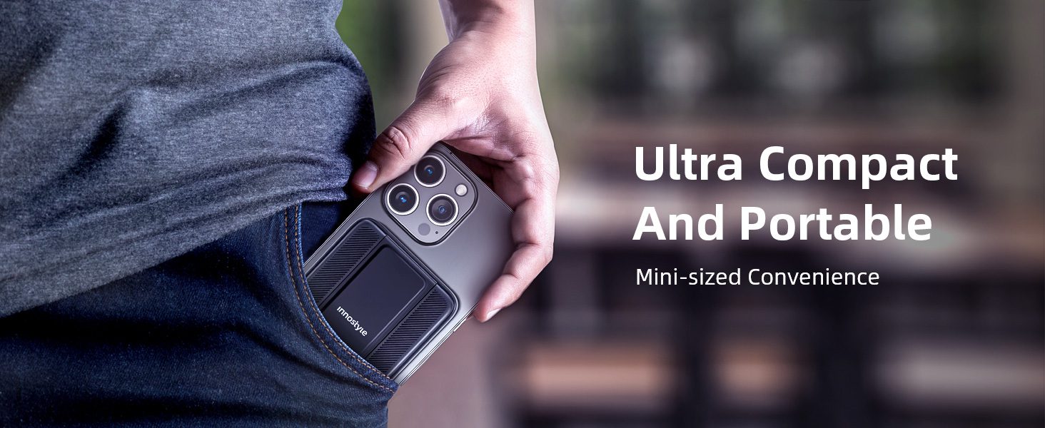 chube Sạc dự phòng Innostyle PowerMag 15W 2 in 1 stand 10000mAh 20W