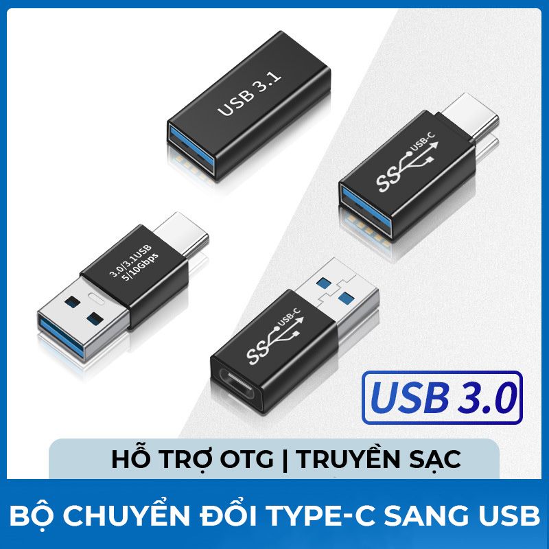 Đầu chuyển OTG USB Type-C sang USB A
