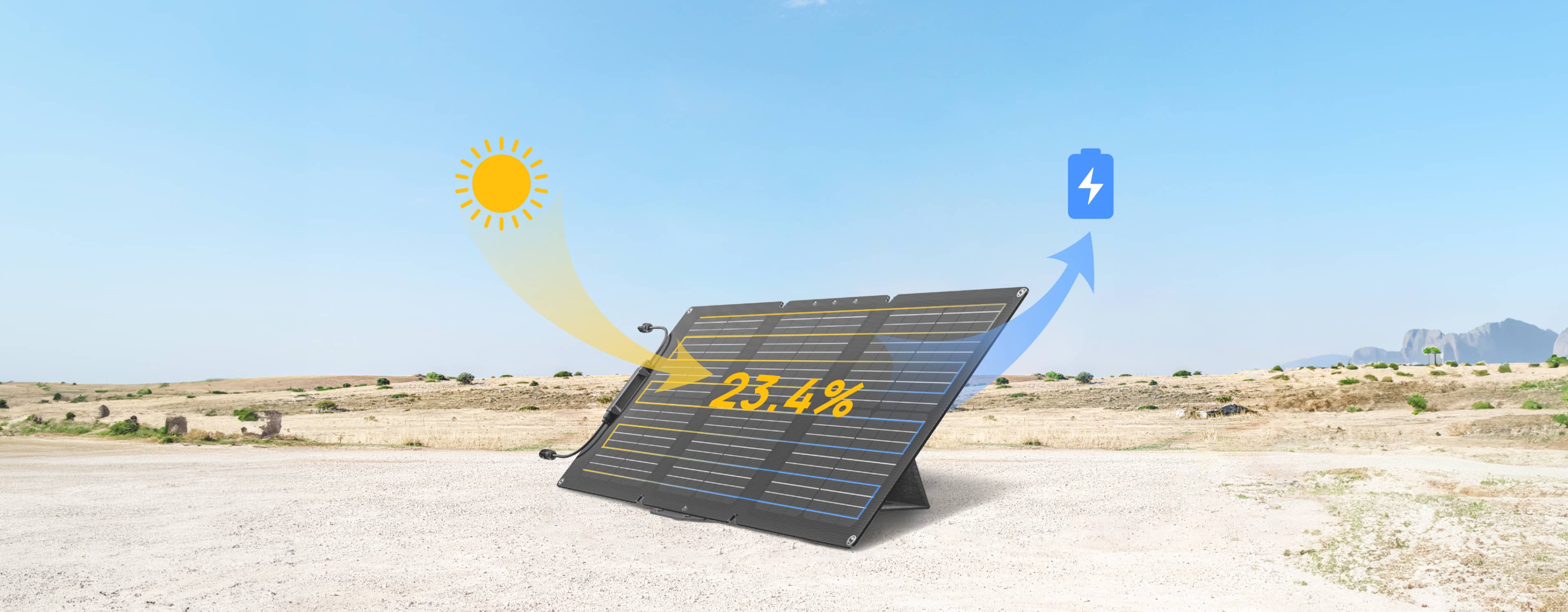 chube Tấm pin năng lượng gấp gọn 60W EcoFlow Solar Panel