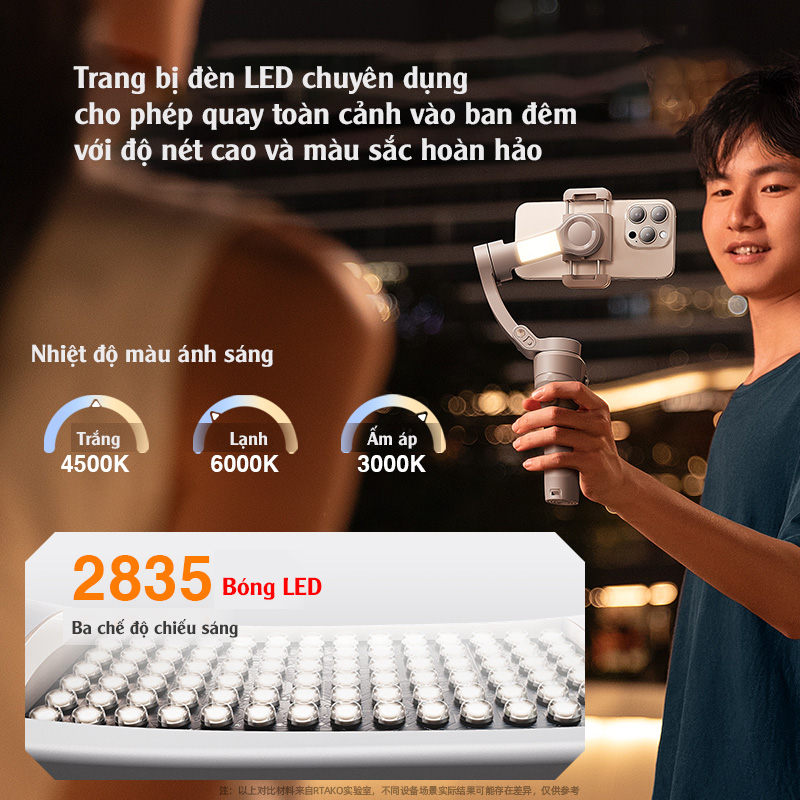 Chube - Gimbal chống rung ba trục RTAKO M01 - Hình 4