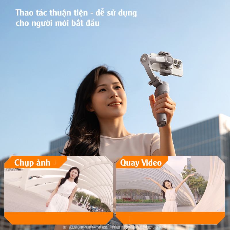 Chube - Gimbal chống rung ba trục RTAKO M01 - Hình 5