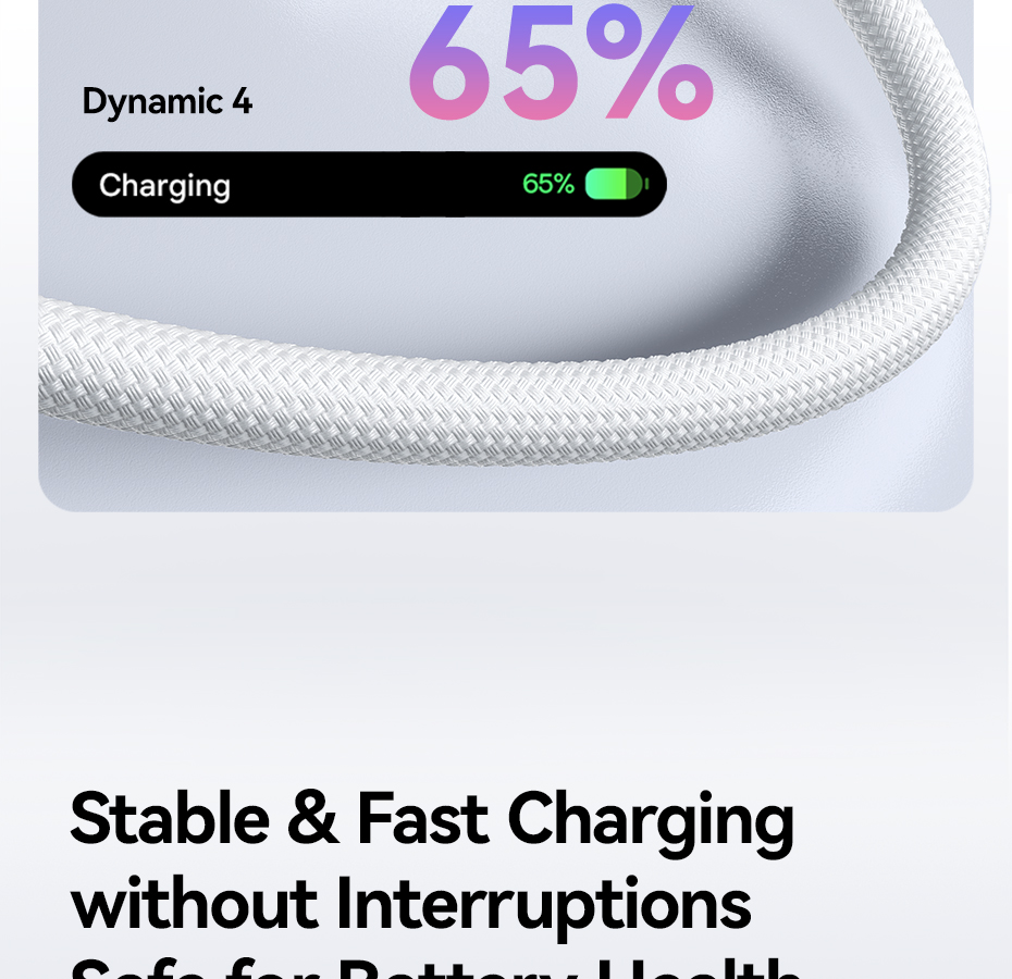 Tốc độ truyền dữ liệu 480Mbps của cáp Baseus Dynamic 4 - chube.vn