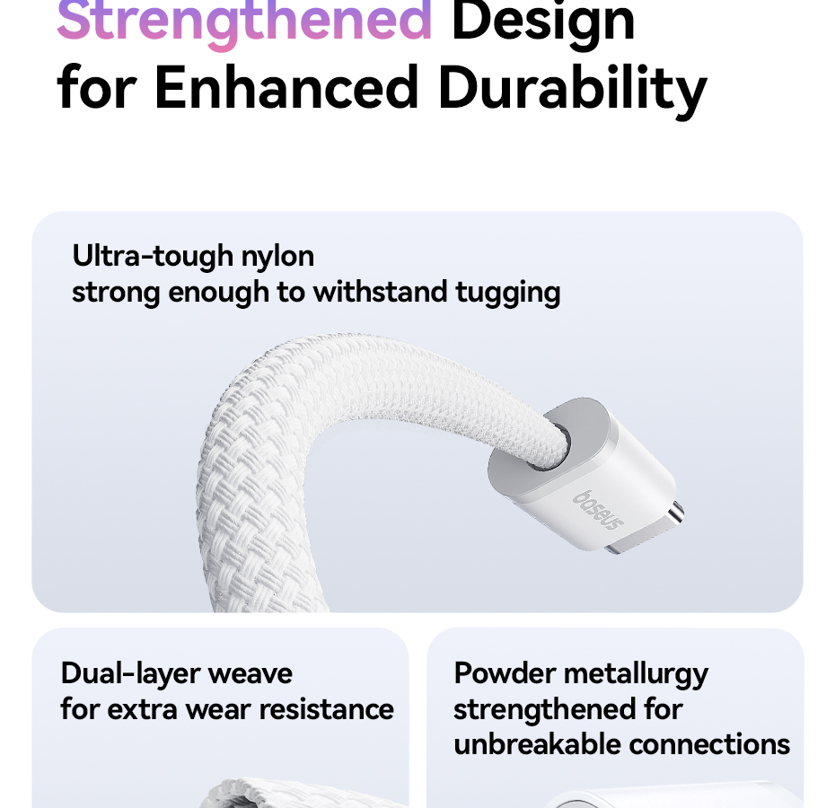 Chi tiết cấu tạo bên trong của cáp sạc laptop Baseus - chube.vn