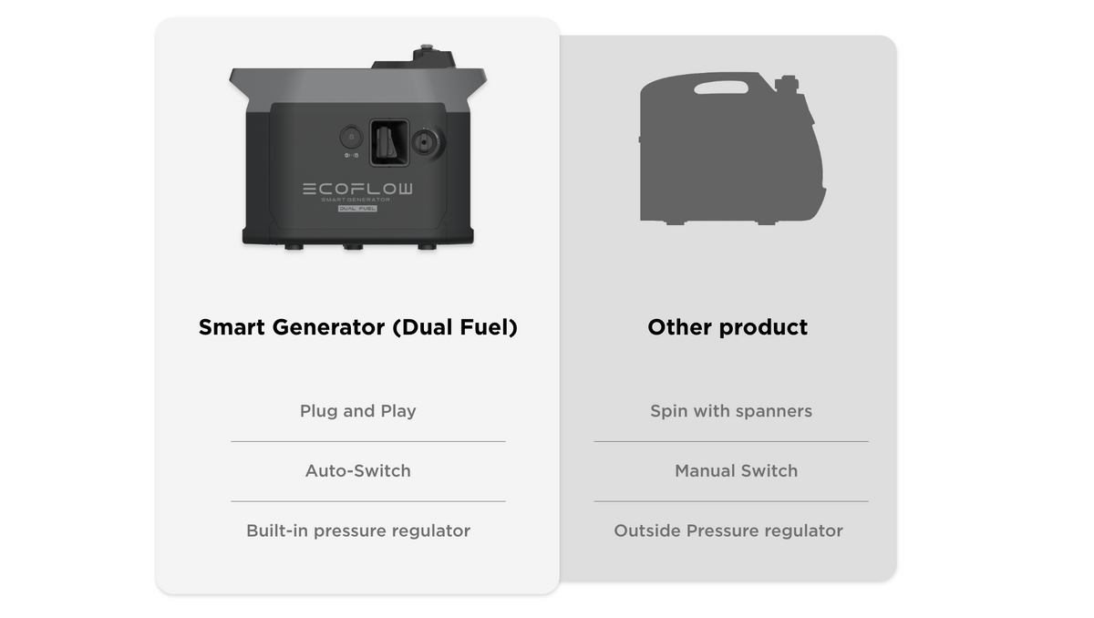 chube Máy phát điện di dộng EcoFLow Smart Generator (Dual Fuel)