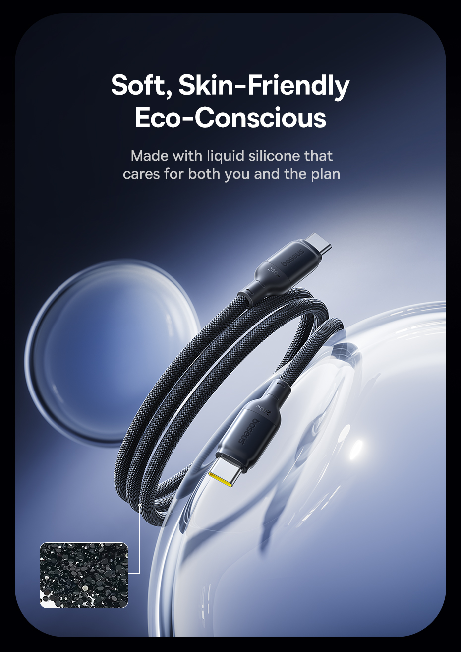 Baseus PicoGo C to C 240W hỗ trợ USB Power Delivery 3.1