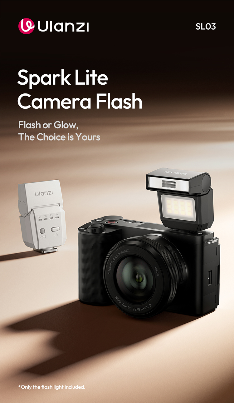 Đèn flash máy ảnh Ulanzi SL03 Spark Lite chính hãng