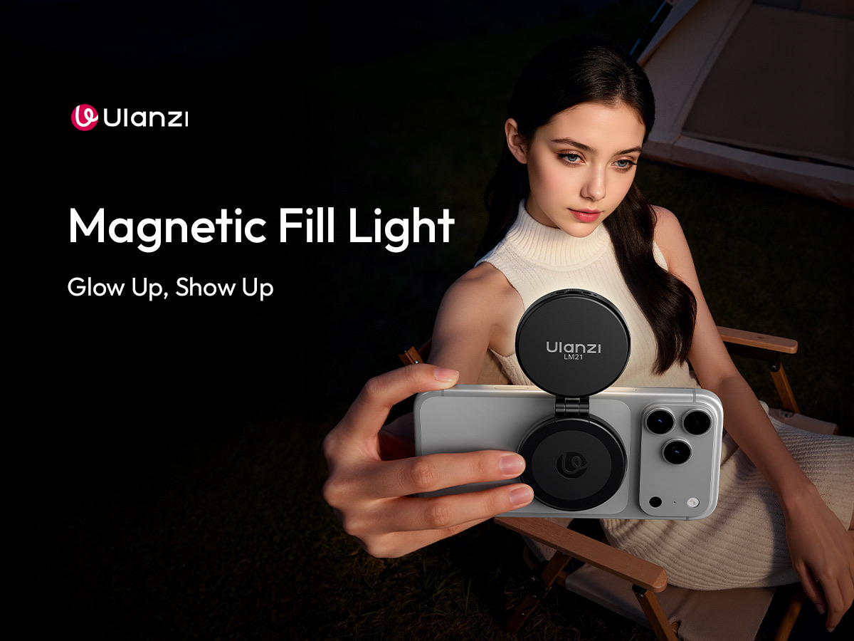 Đèn LED trợ sáng từ tính Ulanzi LM21 chính hãng siêu nhỏ gọn